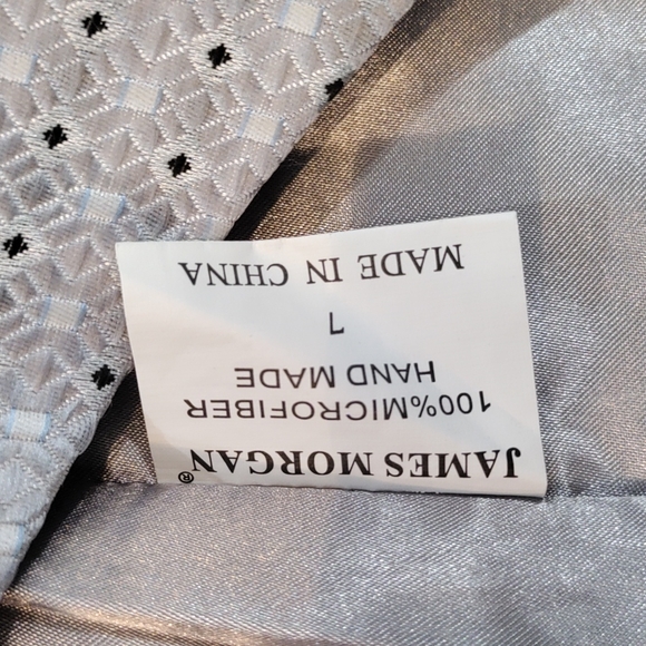 James Morgan Kids Vest -  Sz 7 Boys (Silver/Black) - Picture 5 of 6